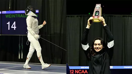 Maia Weintraub celebration and trophy photos