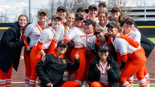 Softball team group photo