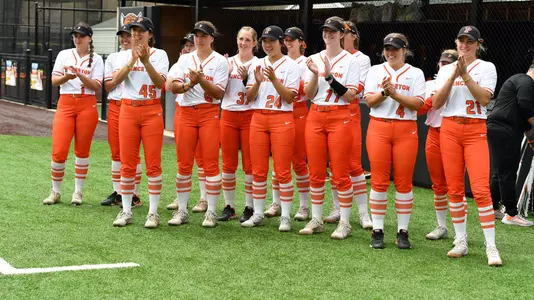 softball team celebration photo