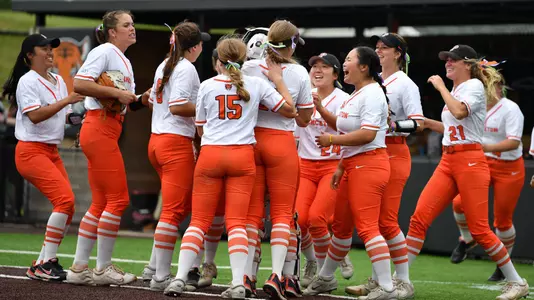 Softball celebration photo