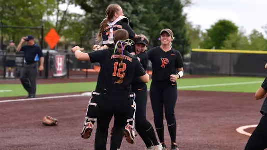 Softball celebration photo