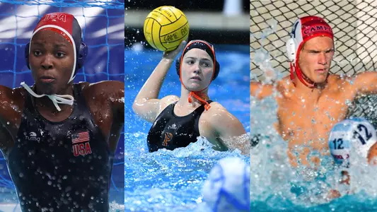 Ashleigh Johnson '17, Jovana Sekulic '25, West Temkin '26