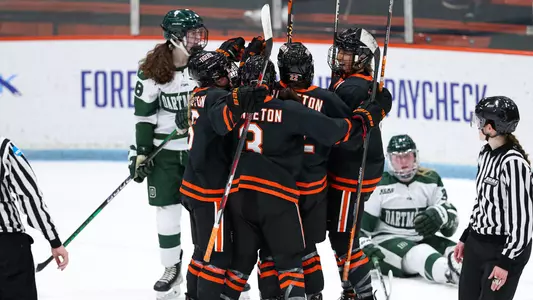 princeton womens hockey celebration