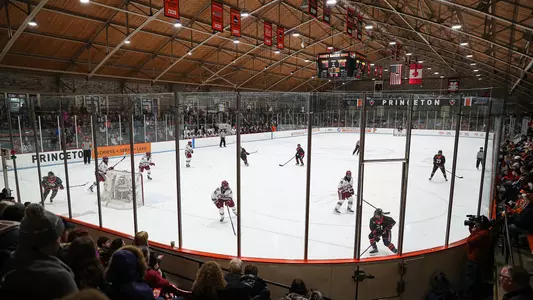 baker rink wide shot women's game