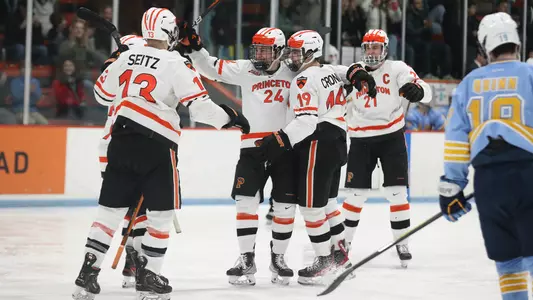 David Jacobs Celebrates Goal vs LIU