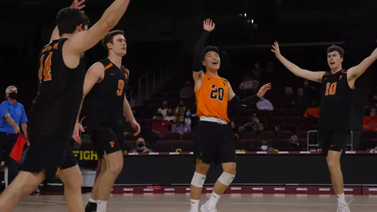 Men's Volleyball Celebration