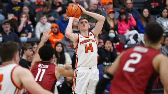Princeton Men’s Basketball hosts Harvard at Jadwin Gym on December 31, 2022.