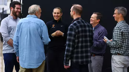 Princeton Basketball hosts a preseason Media Day on October 16, 2023.