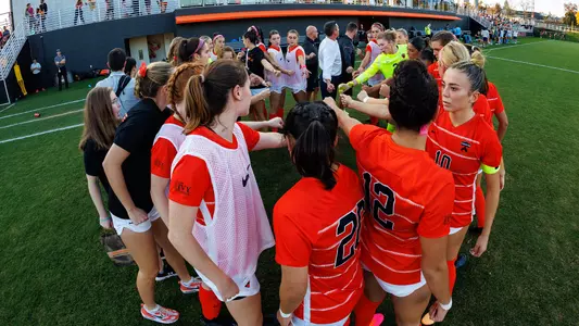 women's soccer huddle photo