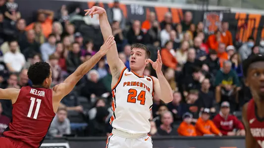 Princeton Men’s Basketball hosts Harvard at Jadwin Gym on December 31, 2022.