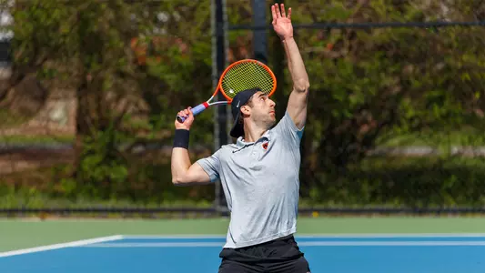 Princeton Menís Tennis hosts Cornell on April 22, 2022.