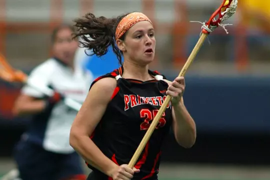 Princeton University women's lacrosse vs. University of Virginia, NCAA Championship game, May 18, 2003. Photo by Beverly Schaefer.