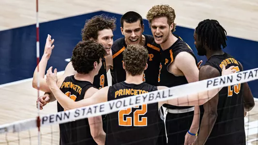 Men's Volleyball Huddle