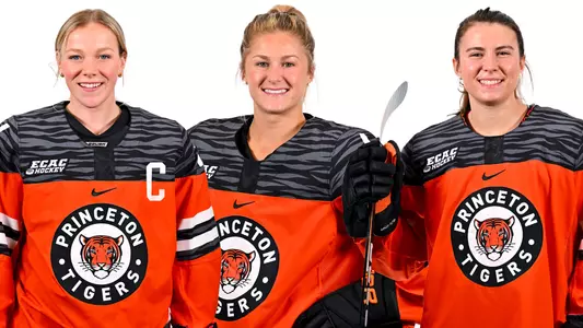 Sarah Fillier, Mia Coene, Kate Monihan posed photo