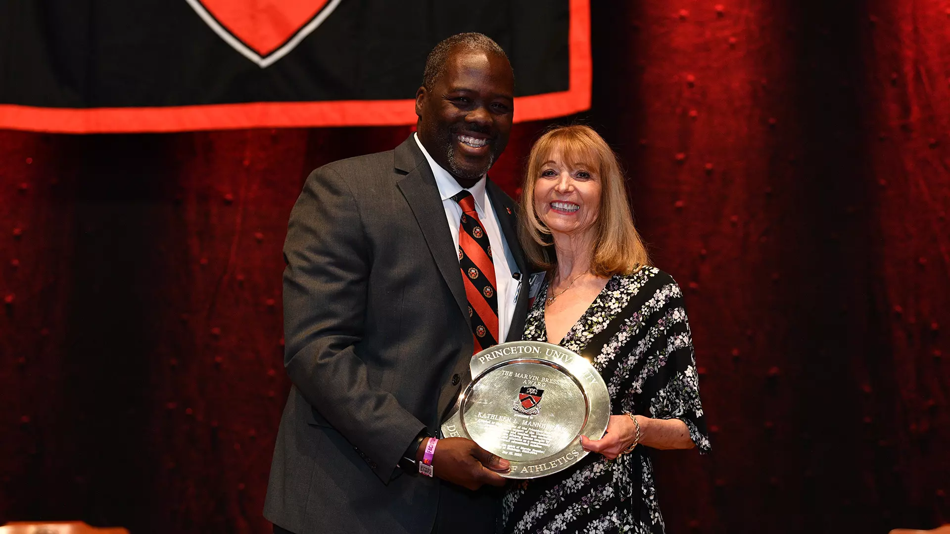 John Mack with Kathleen Mannheimer posed photo