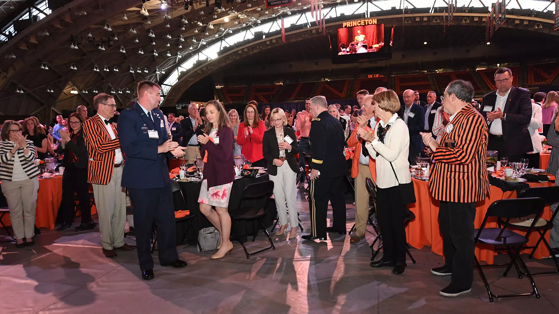 Banquet attendees celebrate