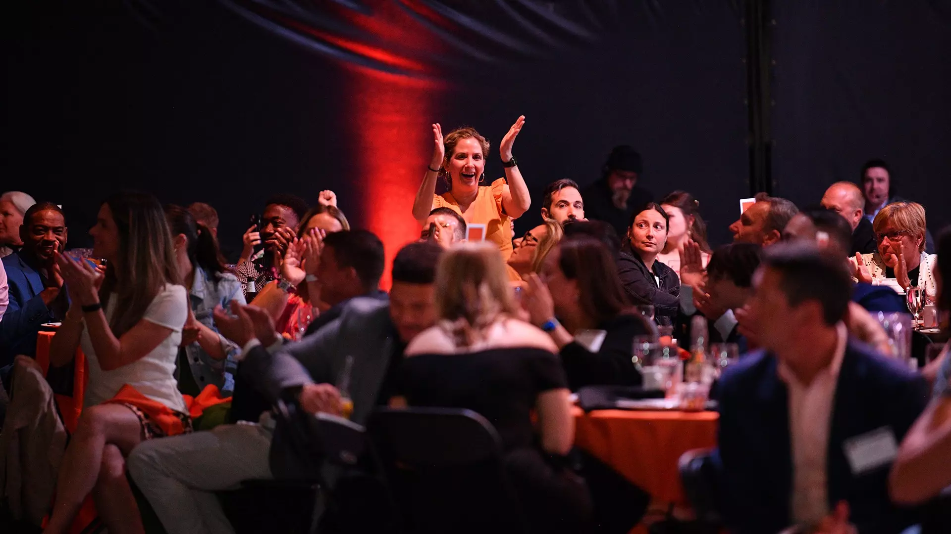 Jessica Gray celebrates