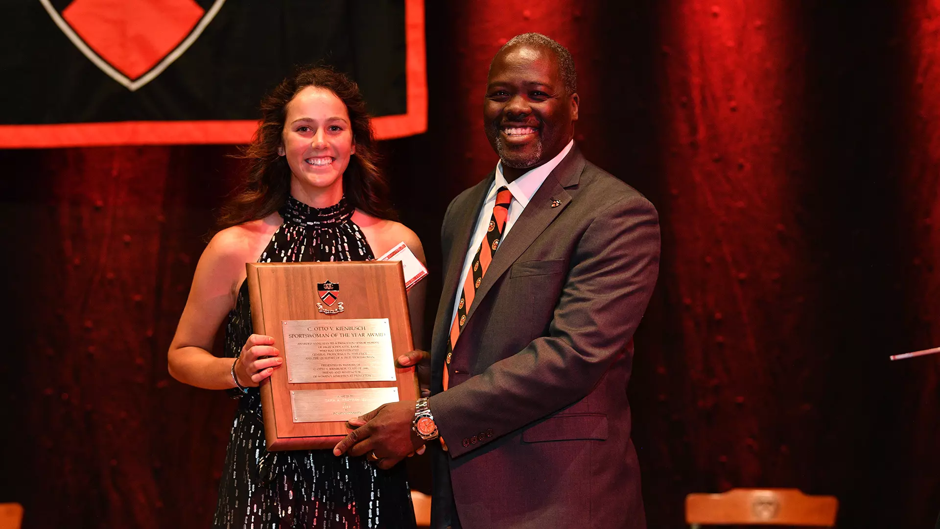 Daria Frayman with John Mack posed photo