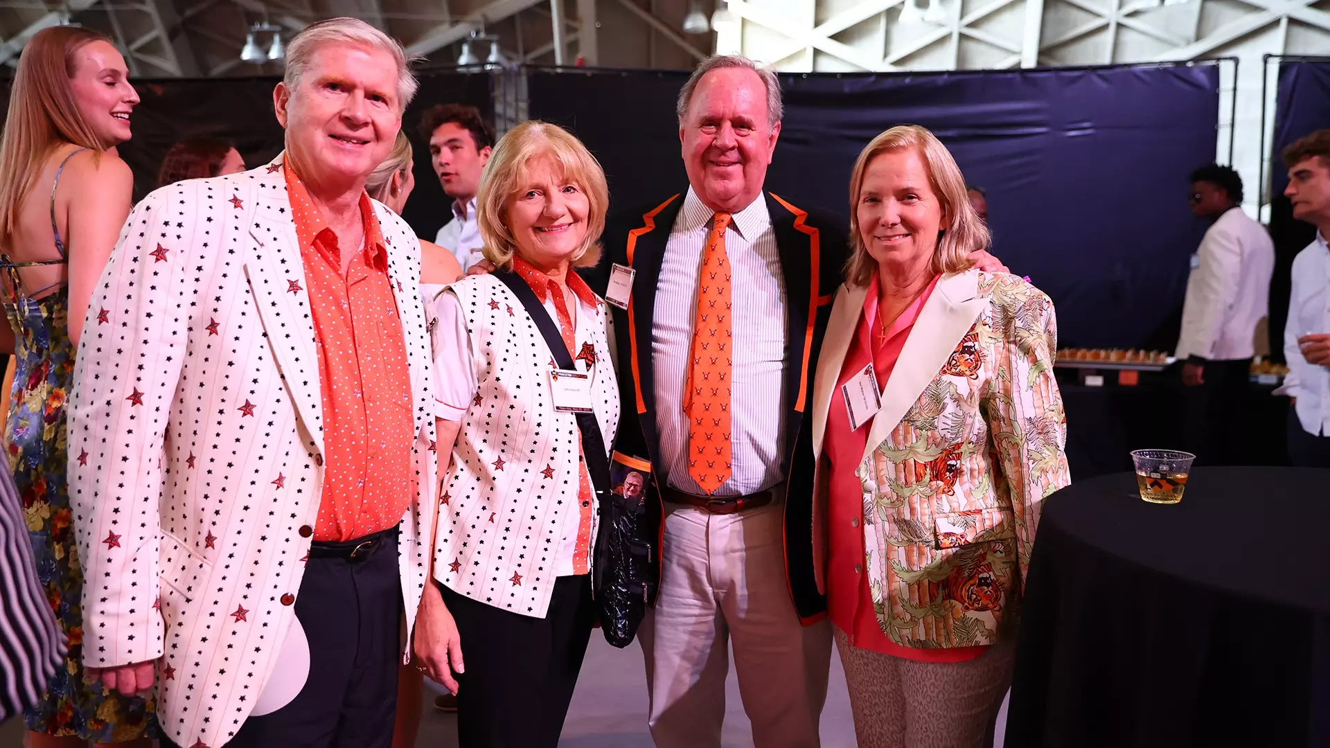 Posed photo of banquet attendees