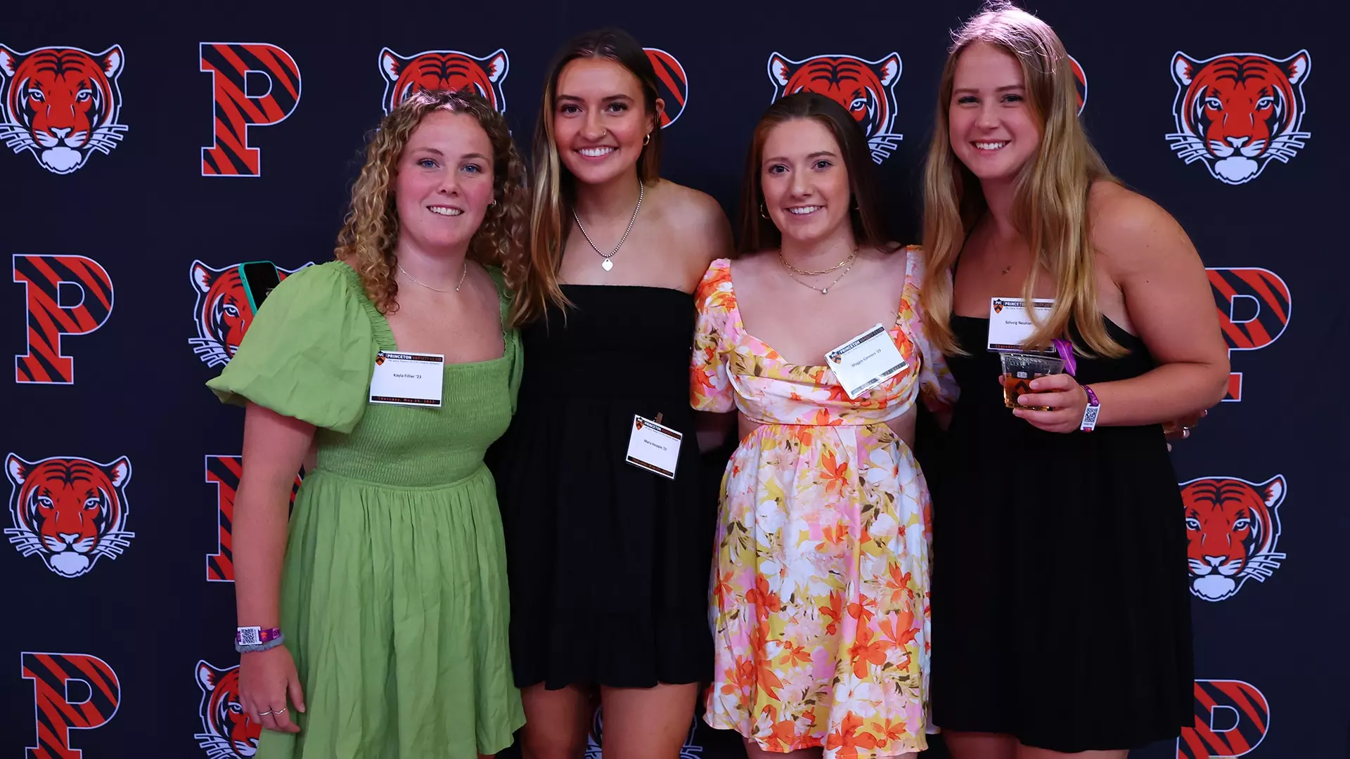 Kayla Fillier, Mariah Keopple, Maggie Conners and Solveig Neunzert posed photo