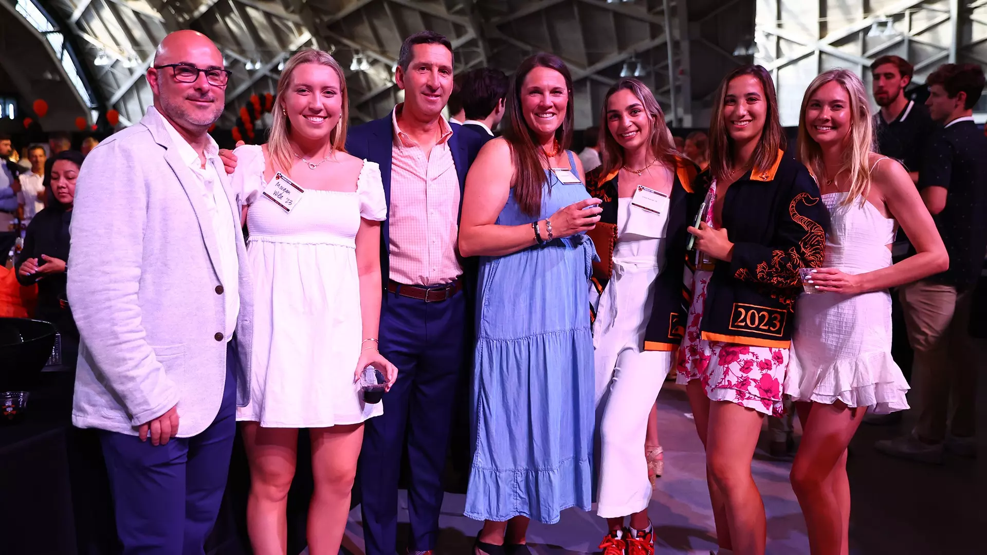 Mike Poller, Gracyn Kuerner, Sean Driscoll, Heather Driscoll, Morgan Wiese, Grace Sherman and Marissa Hart posed photo