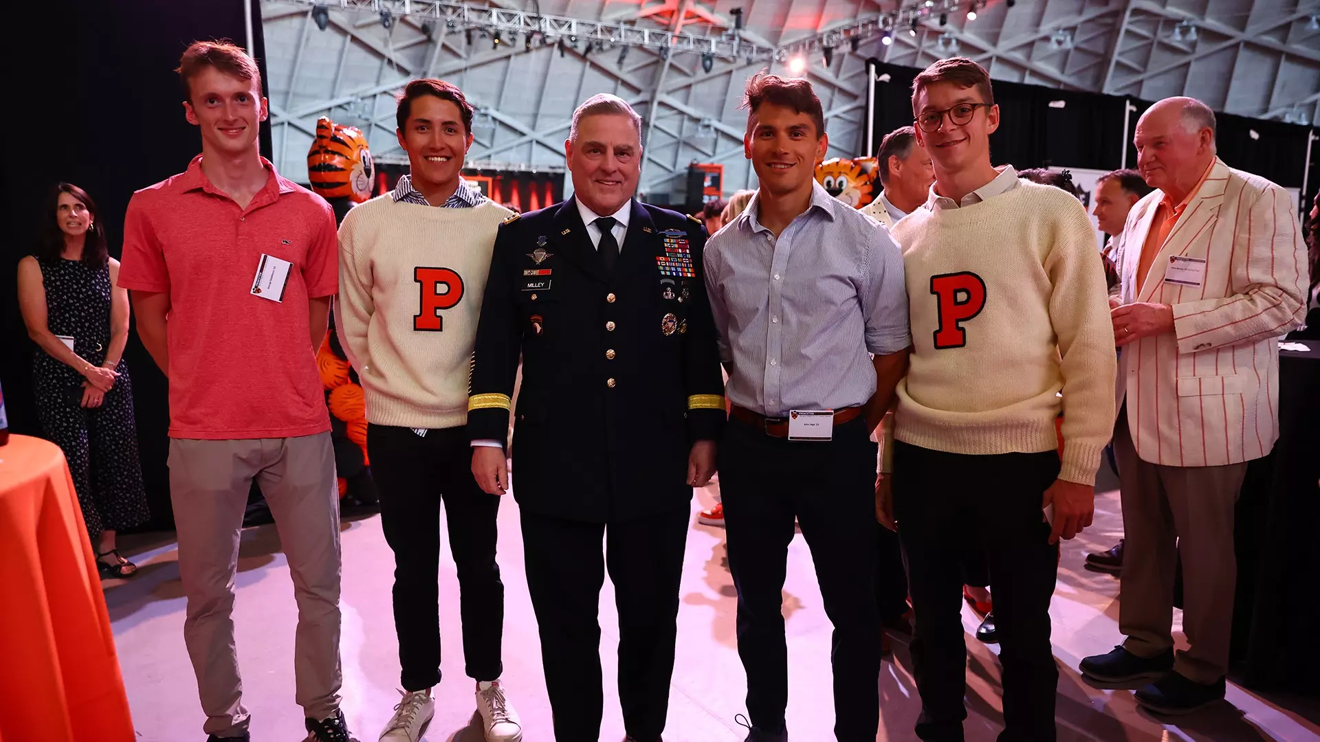 Gen. Mark Milley with banquet attendees