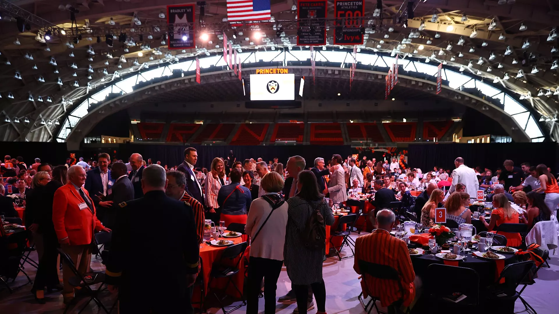 Wide view of PVC banquet