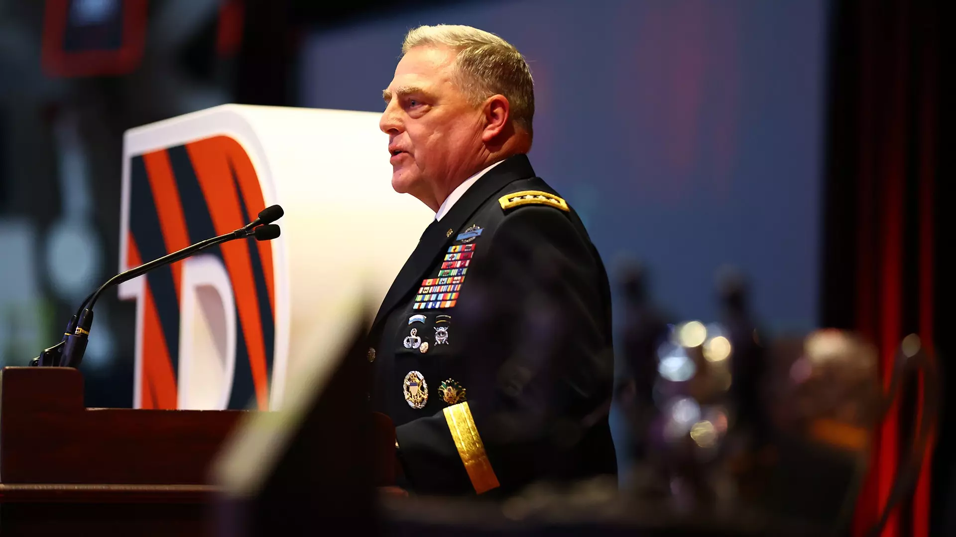 Gen. Mark Milley addresses attendees