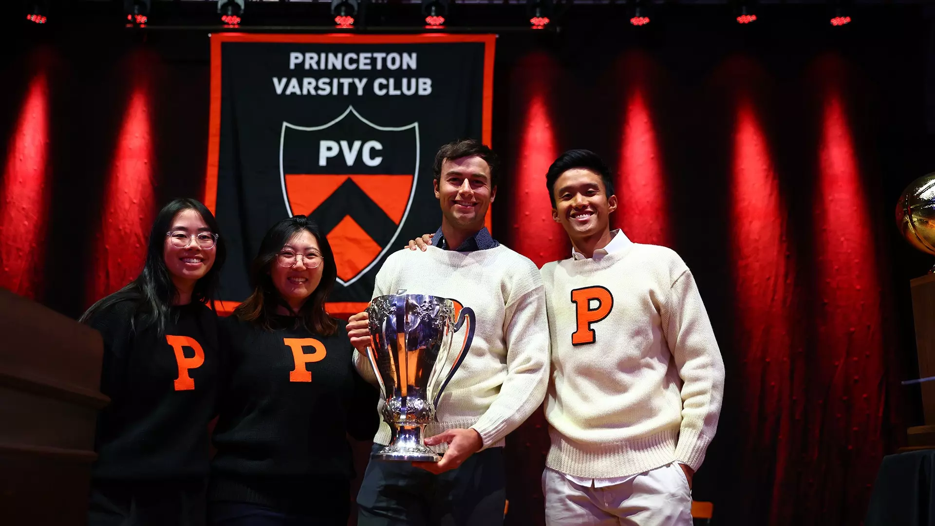 Tiffany Kong, Grace Ni, Max Holm and Max Ting posed photo