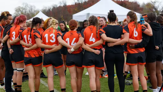 Princeton Women’s Rugby hosts LIU and celebrates the Class of 2023 on November 6, 2022.