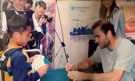 Fnu Nidunjianzan and Pete Sampras.