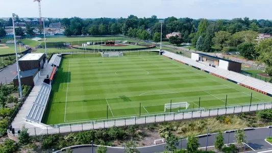 Roberts Stadium aerial photo
