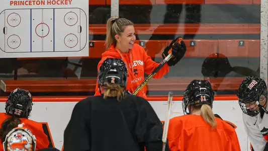 Cara Morey coaching action