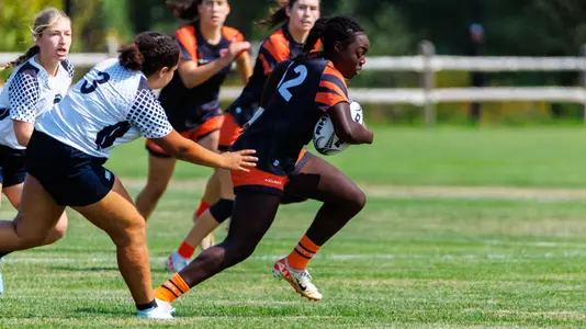 Princeton Women’s Rugby host Bowdoin at Haaga House on Rickerson Field on September 21, 2024.