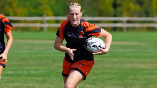Princeton Women’s Rugby host Bowdoin at Haaga House on Rickerson Field on September 21, 2024.