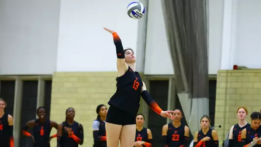 Princeton Women’s Volleyball hosts Columbia on Senior Day, November 9, 2024.