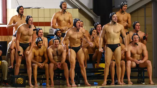Men's Water Polo Team Celebration