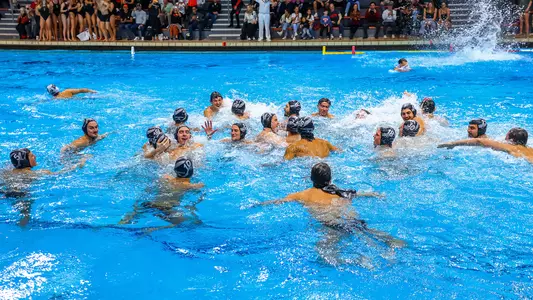 Men's Water Polo Team Celebration