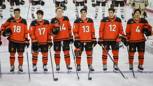 Men's Hockey National Anthem at Brown