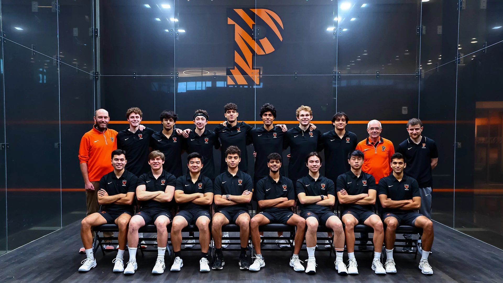 2024-25 men's squash team photo