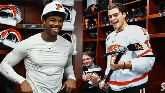 Hockey Player of the Week Graphic Arthur Smith and Jake Manfre