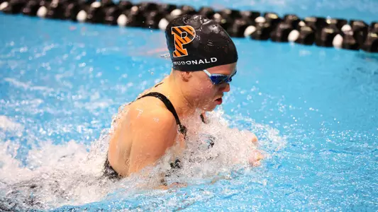 Princeton Women’s Swimming and Diving hosts the Ivy League Tournament on February 15, 2023.