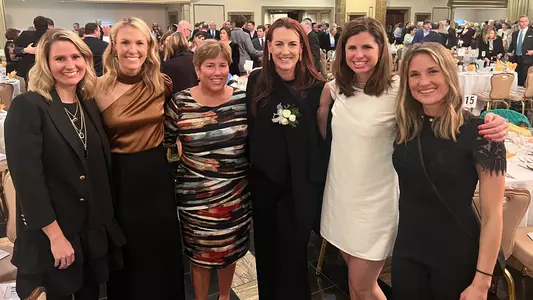 Theresa Sherry and Princeton Lacrosse alumni at Greater Baltimore Hall Of Fame
