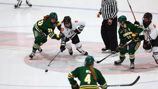 Princeton Clarkson women's hockey action photo