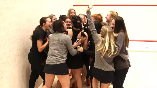 women's squash celebration photo