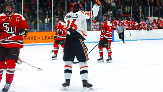 Kai Daniells Celebrates vs Saint Lawrence