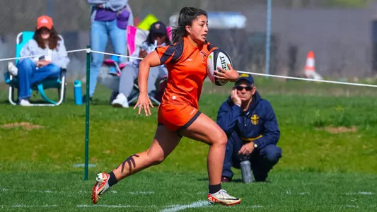 Princeton Women’s Rugby hosts Emperor 7s at Windsor Fields.