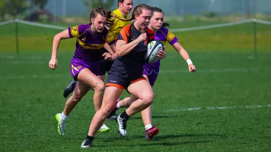 Princeton Women’s Rugby hosts Emperor 7s at Windsor Fields.