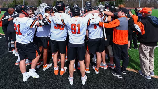 Men's Lacrosse Huddle