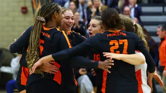 Princeton Women’s Volleyball hosts Harvard on November 11, 2023, and honors the class of 2024.